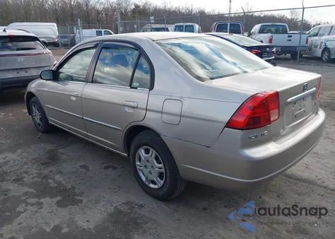 2002 Honda Civic Lx from USA, damaged, VIN 1HGES16562L058299